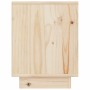 Mesitas de noche 2 uds madera maciza de pino 40x30x40 cm