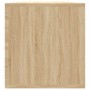 Caja para discos de vinilo madera contrachapada 71x34x36 cm