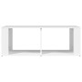 Mesa de centro madera contrachapada blanco 100x50x36 cm