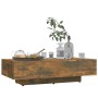 Mesa de centro madera de ingeniería roble ahumado 100x49,5x31cm