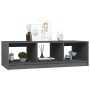 Mesa de centro de madera maciza de pino gris 110x50x34 cm
