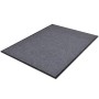 Felpudo de PVC gris 117x220 cm