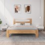 Mesitas de noche 2 uds contrachapada blanco brillo 50x46x50 cm