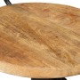 Taburetes de cocina 2 unidades madera maciza de mango