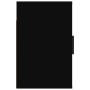 Mesitas de noche de pared 2 uds negro 50x30x47 cm