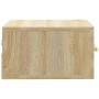 Mesitas de noche de pared 2 uds color roble Sonoma 35x35x20 cm