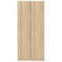Armario de madera contrachapada roble Sonoma 80x52x180 cm