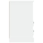 Mesita de noche blanca 43x36x60 cm