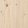 Mesa auxiliar 2 unidades de madera maciza de pino 50x50x49 cm