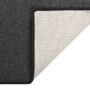 Alfombra de pasillo gris antracita 80x250 cm