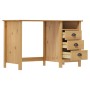 Escritorio Hill con 3 cajones madera de pino 120x50x74 cm