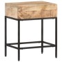 Mesa auxiliar de madera de mango maciza 40x30x50 cm