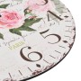 Reloj de pared vintage con flores 30 cm