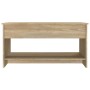 Mesa de centro madera de ingeniería roble Sonoma 102x50x52,5 cm