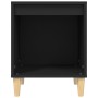 Mesitas de noche 2 unidades negro 40x35x50 cm