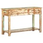 Mesa consola madera maciza reciclada 120x40x75 cm