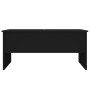 Mesa de centro madera de ingeniería negro 102x50,5x46,5 cm