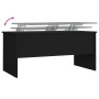 Mesa de centro madera de ingeniería negro 102x50,5x46,5 cm