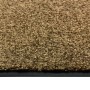 Felpudo lavable marrón 90x150 cm