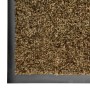 Felpudo lavable marrón 90x150 cm