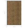 Felpudo lavable marrón 90x150 cm