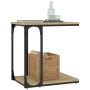 Mesa auxiliar madera contrachapada roble Sonoma 50x35x52 cm