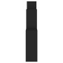 Estante cubo de pared madera contrachapada negro 80x15x78,5 cm