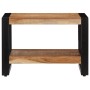 Mesa de centro de madera maciza de acacia 60x60x40 cm
