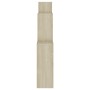 Estante cubo de pared contrachapado roble Sonoma 80x15x78,5 cm