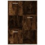 Mueble de almacenaje roble ahumado 60x29,5x90 cm