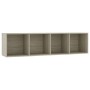 Estantería/mueble de TV roble Sonoma 143x30x36 cm