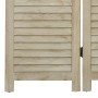 Biombo de 6 paneles de madera maciza de paulownia 210x165 cm