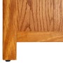 vidaX Estantería de 3 niveles de madera maciza de roble 70x22,5x82 cm