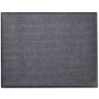 Alfombra de entrada PVC gris 90x120 cm