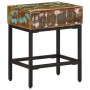 Mesa auxiliar madera maciza reciclada 40x30x51 cm