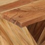 Mesa auxiliar madera maciza de acacia 35x35x55 cm