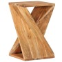 Mesa auxiliar madera maciza de acacia 35x35x55 cm