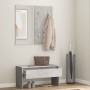 Set de muebles de recibidor madera contrachapada gris hormigón