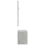 Set de muebles de recibidor madera contrachapada gris hormigón