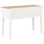 Escritorio de madera blanco 109,5x45x77,5 cm