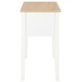 Escritorio de madera blanco 109,5x45x77,5 cm