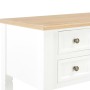 Escritorio de madera blanco 109,5x45x77,5 cm