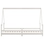 Estructura de cama para niños madera de pino blanco 80x200 cm