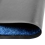 Felpudo lavable azul 60x90 cm