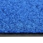 Felpudo lavable azul 60x90 cm