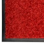 Felpudo lavable rojo 60x180 cm