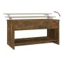 Mesa de centro madera de ingeniería roble ahumado 102x50x52,5cm