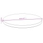 Tablero de mesa de bambú Ø40x2,5 cm