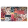 Alfombra lavable patchwork antideslizante multicolor 190x300 cm