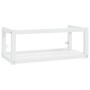 Estructura de lavabo suspendido hierro blanco 79x38x31 cm